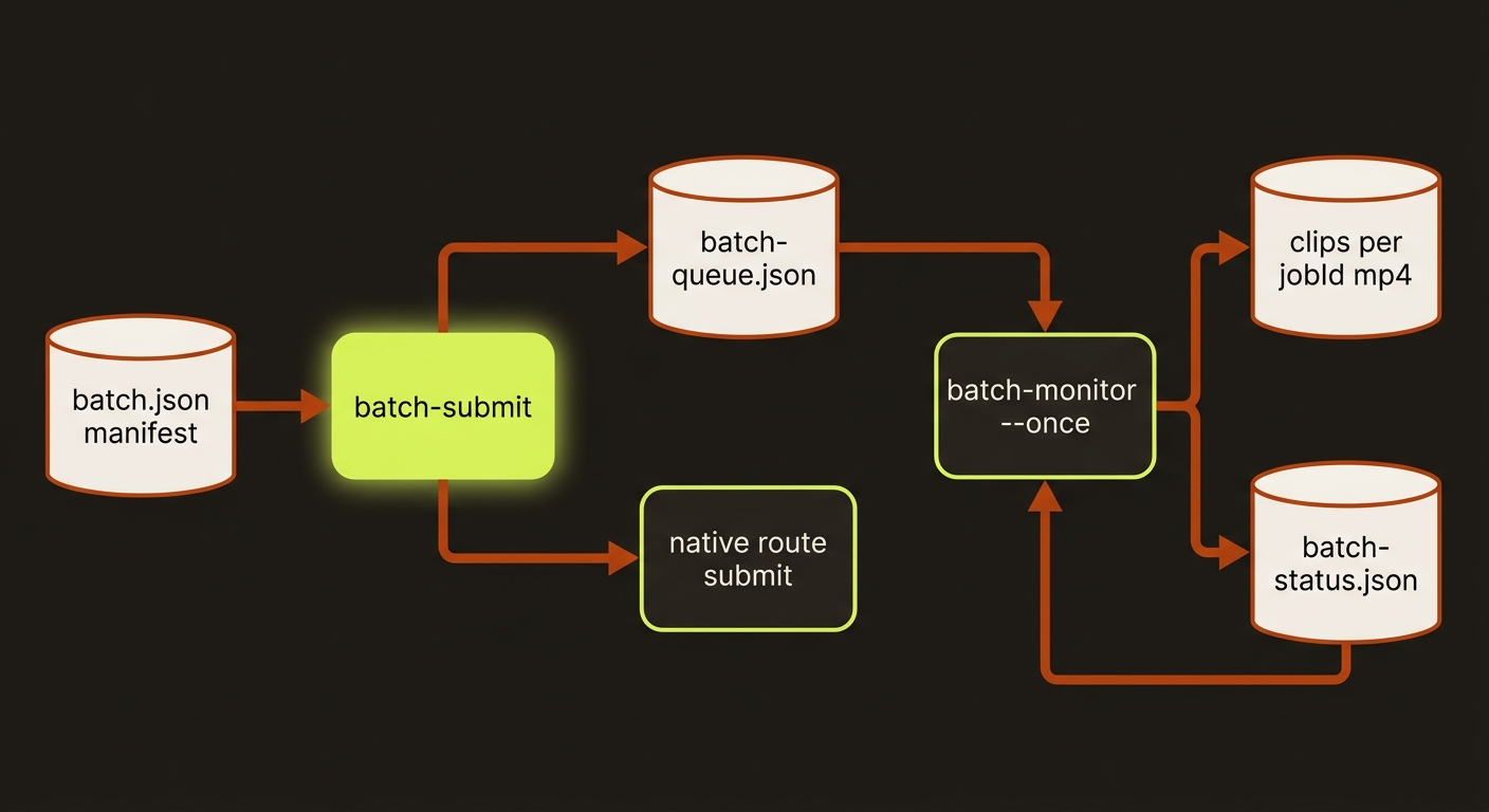 batch queue diagram