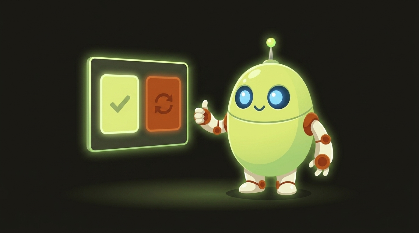 Clawbot, the videoclaw mascot, illustrating review ui